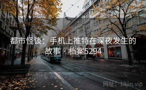 都市怪谈：手机上推特在深夜发生的故事 · 档案5294
